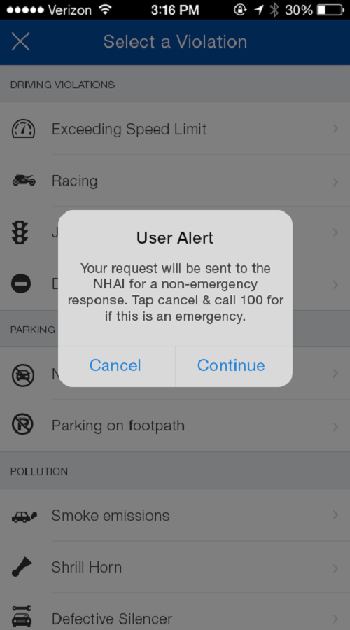 NHAI - CROWD-SOURCING SOLUTION FOR INFRASTRUCTURE & SERVICE QUALITY MAINTENANCE APP screenshot 4